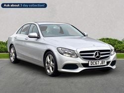 Silver Used 2017 Mercedes C220 Executive Sedan | £15,297 (Fair price)