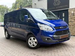 Blue Used 2017 Ford Transit Custom Limited Van | £8,980 (Fair price)