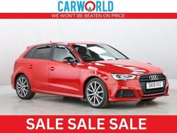 Red Used 2019 Audi A3 Sportback Black Edition Hatchback | £13,600 (Good price)