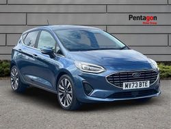 Blue Used 2023 Ford Fiesta Titanium X Hatchback | £17,495 (Fair price)