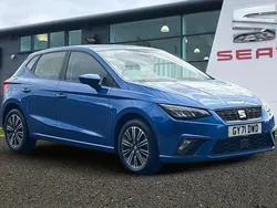 Sapphire blue Used 2021 Seat Ibiza SE Technology Hatchback | £11,750 (Fair price)