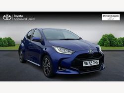 Blue Used 2023 Toyota Yaris Hybrid Design Hatchback | £16,627 (Fair price)
