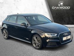 Black Used 2017 Audi A3 Sportback S-Line Hatchback | £10,495 (Fair price)