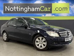 Blue Used 2010 Mercedes C200 Executive Sedan | £5,591 (Fair price)