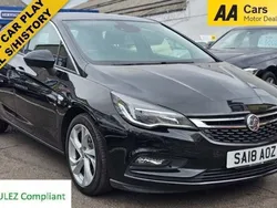 Black Used 2018 Vauxhall Astra SRi Hatchback | £7,995 (Fair price)