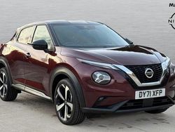Red Used 2021 Nissan Juke Tekna SUV | £16,271 (Fair price)