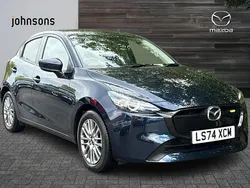 Blue Used 2024 Mazda 2 Exclusive-Line Hatchback | £16,990 (Fair price)