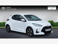 White Used 2024 Toyota Yaris Hybrid Design Hatchback | £19,689 (Fair price)