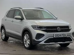 Reflex silver Used 2024 VW T-Cross Match SUV | £19,451 (Fair price)