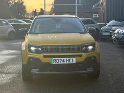Yellow Used 2024 Jeep Avenger EV SUV | £18,495 (Good price)