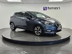 Grey Used 2017 Nissan Micra Tekna Hatchback | £7,848 (Fair price)