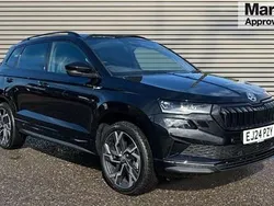 Black Used 2024 Skoda Karoq SportLine SUV | £29,990 (Fair price)