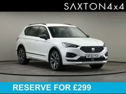 White Used 2022 Seat Tarraco FR Sport SUV | £23,850 (Good price)