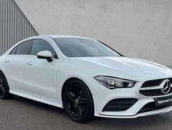 White Used 2021 Mercedes CLA200 AMG line Coupe | £20,990 (Fair price)