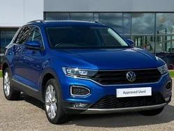 Blue Used 2021 VW T-Roc SEL SUV | £20,026 (Good price)