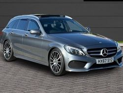Grey Used 2017 Mercedes C220 AMG line Estate | £13,740 (Fair price)