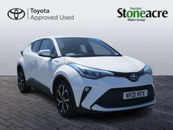 White Used 2021 Toyota C-HR Design SUV | £18,750 (Good price)