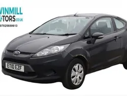 Black Used 2010 Ford Fiesta Hatchback | £2,895 (Fair price)