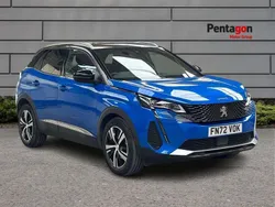 Blue Used 2022 Peugeot 3008 GTi SUV | £20,499 (Fair price)