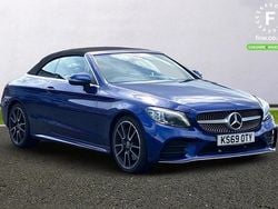 Blue Used 2020 Mercedes C300 Active Cabriolet | £20,799 (Good price)