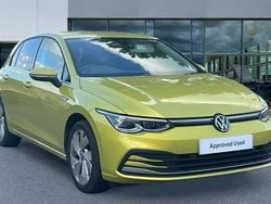 Lime yellow metallic Used 2021 VW Golf VIII Style | £19,381 (Fair price)