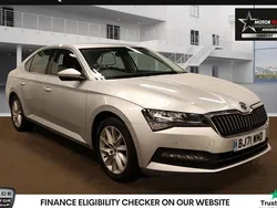 Silver Used 2021 Skoda Superb SE Hatchback | £14,990 (Fair price)