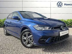 Blue Used 2024 VW Polo R-line Hatchback | £21,995 (Fair price)