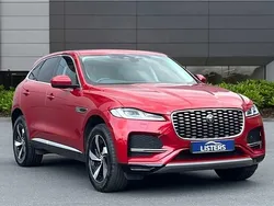 Metallic firenze red Used 2022 Jaguar F-Pace S SUV | £25,900 (Fair price)