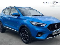 Blue Used 2022 MG ZS Exclusive Sedan | £13,764 (Fair price)