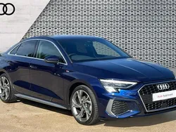 Blue Used 2023 Audi A3 S-Line Sedan | £25,010 (Fair price)