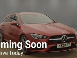 Red Used 2021 Mercedes CLA200 Shooting Brake AMG line Estate | £18,599 (Fair price)
