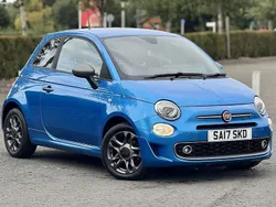 Electronica blue Used 2017 Fiat 500S S Hatchback | £6,495 (A bit pricey)
