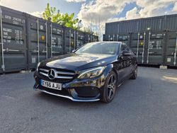 Black Used 2016 Mercedes C220 AMG line Sedan | £10,995 (Fair price)