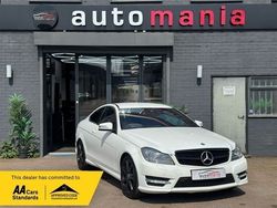 White Used 2013 Mercedes C250 AMG Coupe | £6,099 (Fair price)