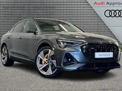 Grey Used 2022 Audi e-tron Sportback Advanced SUV | £37,995 (Expensive)