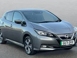 Grey Used 2021 Nissan Leaf Tekna Hatchback | £12,858 (Fair price)