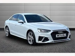 White Used 2024 Audi A4 S-Line Sedan | £28,495 (Good price)
