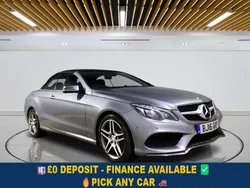 Silver Used 2016 Mercedes E220 AMG line Cabriolet | £11,199 (Fair price)