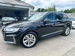 Black Used 2021 Audi Q7 S-Line SUV | £38,495 (Fair price)