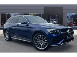 Blue Used 2019 Mercedes GLC220 AMG Line Premium SUV | £26,128 (Fair price)