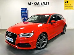 Red Used 2014 Audi A3 S-Line Hatchback | £9,995 (Expensive)