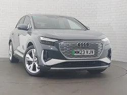 Grey Used 2023 Audi Q4 e-tron S-Line SUV | £33,998 (Fair price)