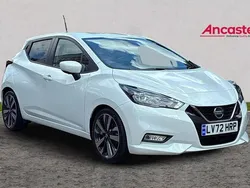 White Used 2022 Nissan Micra Tekna Hatchback | £15,475 (Fair price)
