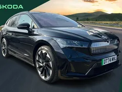 Black Used 2025 Skoda Enyaq iV SportlinePlus SUV | £36,890 (A bit pricey)