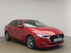 Red Used 2020 Mazda 3 Inclusive Sedan | £15,698 (Fair price)