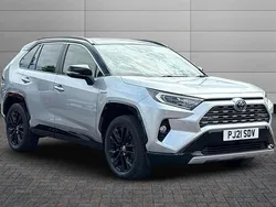 Silver Used 2021 Toyota RAV4 Hybrid SUV | £27,701 (Fair price)
