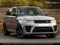 Grey Used 2022 Land Rover Range Rover Sport SVR SUV | £52,470 (Good price)
