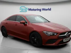 Red Used 2021 Mercedes CLA200 AMG line Coupe | £20,600 (Good price)