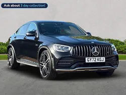 Black Used 2022 Mercedes GLC43 AMG Premium Plus Coupe | £48,499 (Fair price)