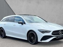 White Used 2024 Mercedes CLA220 Shooting Brake AMG Line Premium Plus Estate | £31,280 (Expensive)